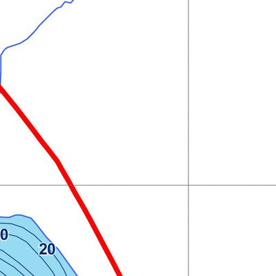Sépaq Lac Sainte-Anne (Chic-Chocs) digital map