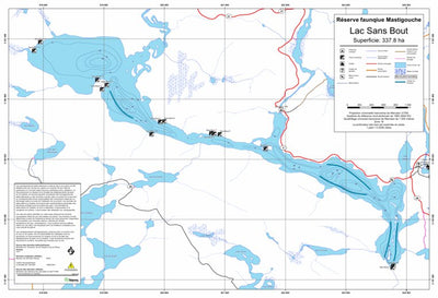 Sépaq Lac Sans Bout (Mastigouche) digital map