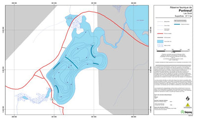Sépaq Lac Scott (Portneuf) digital map