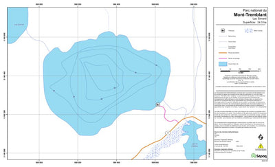 Sépaq Lac Simard (Mont-Tremblant) digital map