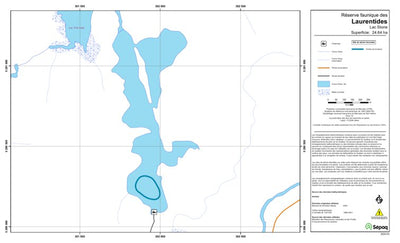 Sépaq Lac Stone (Laurentides) digital map