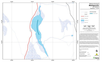 Sépaq Lac Supérieur (Mastigouche) digital map