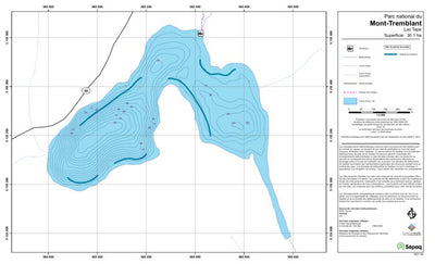 Sépaq Lac Tape (Mont-Tremblant) digital map