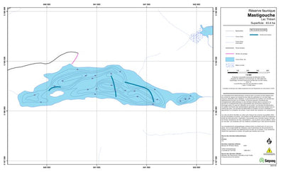 Sépaq Lac Thibert (Mastigouche) digital map