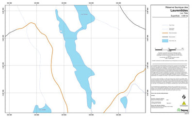 Sépaq Lac Titée (Laurentides) digital map