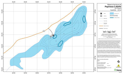 Sépaq Lac Travers (Papineau-Labelle) digital map