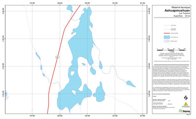 Sépaq Lac Turenne (Ashuapmushuan) digital map