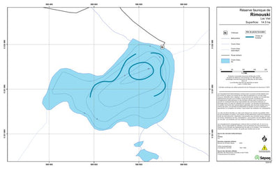 Sépaq Lac Viel (Rimouski) digital map