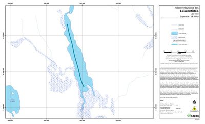 Sépaq Lac Vien (Laurentides) digital map