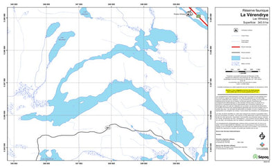 Sépaq Lac Whiskey (La Vérendrye) digital map