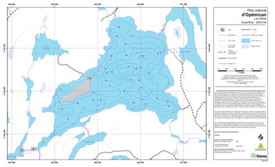 Sépaq Lac White (Opémican) digital map