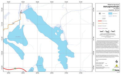 Sépaq Lac Wilfrid (Ashuapmushuan) digital map