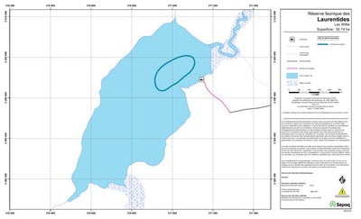 Sépaq Lac Willie (Laurentides) digital map