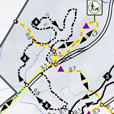 Sépaq Parc national d'Oka - Carte des activités hivernales 2024 digital map