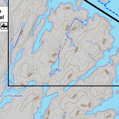 Sépaq Parc national d'Opémican : Carte générale digital map