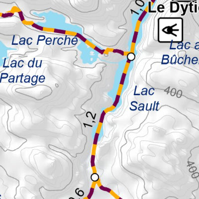 Parc national d'Aiguebelle - Carte des activités hivernales Preview 3