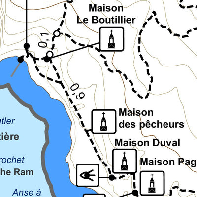 Sépaq Parc national de l’Île-Bonaventure-et-du-Rocher-Percé: Carte générale digital map