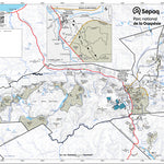 Parc national de la Gaspésie - Carte des sentiers hivernaux Preview 1