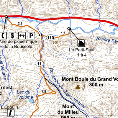 Parc national de la Gaspésie : Carte générale Preview 2