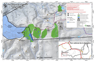 Parc national de la Gaspésie - Terrain avalancheux du Mont Logan Preview 1
