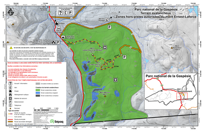 Parc national de la Gaspésie - Terrain avalancheux du secteur Ernest-Laforce Preview 1