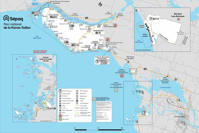 Parc national de la Pointe-Taillon : Carte générale Preview 1