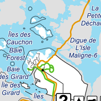 Parc national de la Pointe-Taillon : Carte générale Preview 3