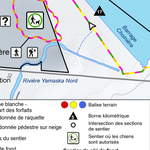 Parc national de la Yamaska - Carte des activités hivernales Preview 3