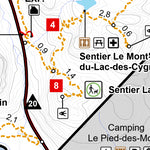 Parc national des Grands-Jardins - Carte des activités hivernales Preview 3