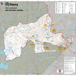 Sépaq Parc national des Grands-Jardins : Carte générale digital map