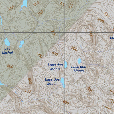 Sépaq Parc national des Grands-Jardins : Carte générale digital map