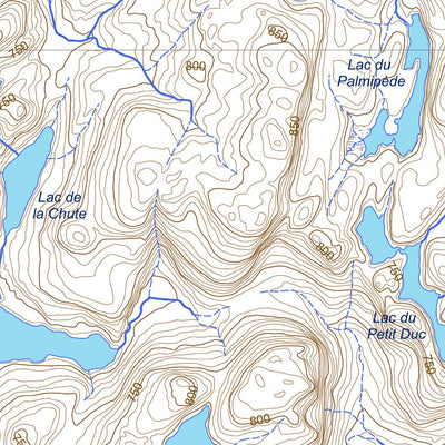 Sépaq Parc national des Hautes-Gorges-de-la-Rivière-Malbaie : Carte générale digital map
