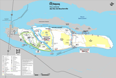 Parc national des Îles-de-Boucherville : Carte générale Preview 1