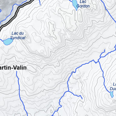 Parc national des Monts-Valin - Carte des activités hivernales Preview 2