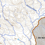 Sépaq Parc national des Monts-Valin : Carte générale digital map