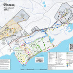 Parc national d'Oka - Carte des activités hivernales Preview 1