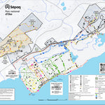 Parc national d'Oka - Carte des activités hivernales Preview 1