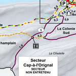 Parc national du Bic - Carte des activités hivernales Preview 2