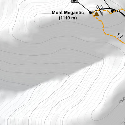 Parc national du Mont-Mégantic - Carte des activités hivernales Preview 2