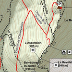 Sépaq Parc national du Mont-Mégantic : Carte générale digital map