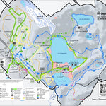 Sépaq Parc national du Mont-Saint-Bruno - Carte des activités hivernales 2024 digital map