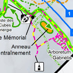 Sépaq Parc national du Mont-Saint-Bruno - Carte des activités hivernales 2024 digital map