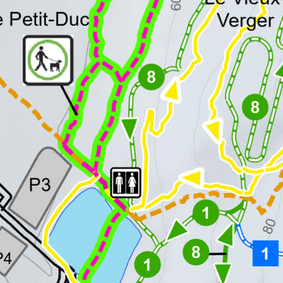 Parc national du Mont-Saint-Bruno - Carte des activités hivernales Preview 3