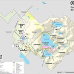Sépaq Parc national du Mont-Saint-Bruno : Carte générale digital map