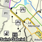 Sépaq Parc national du Mont-Saint-Bruno : Carte générale digital map