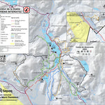 Sépaq Parc national du Mont-Tremblant - Carte des activités hivernales 2024 (Secteur de la Diable) digital map