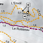 Parc national du Mont-Tremblant - Carte des activités hivernales (Secteur Pimbina) Preview 2
