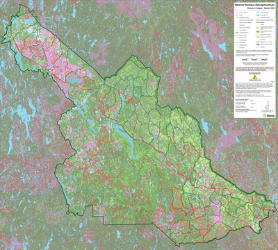 Réserve faunique Ashuapmushuan: Carte générale de chasse à l'orignal 2026 Preview 1