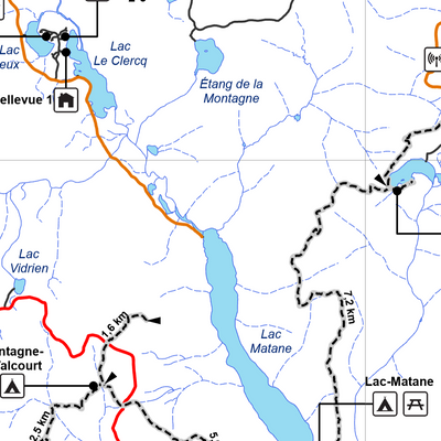 Réserve faunique de Matane : Carte générale Preview 3