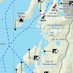 Sépaq Réserve faunique de Papineau-Labelle : Carte de canot-camping (Secteur Nord) digital map